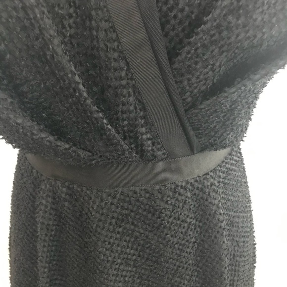 Max & Cleo Black Dress 8 EUC Sheer Tulle Ribbon Sleeveless - Picture 7 of 11